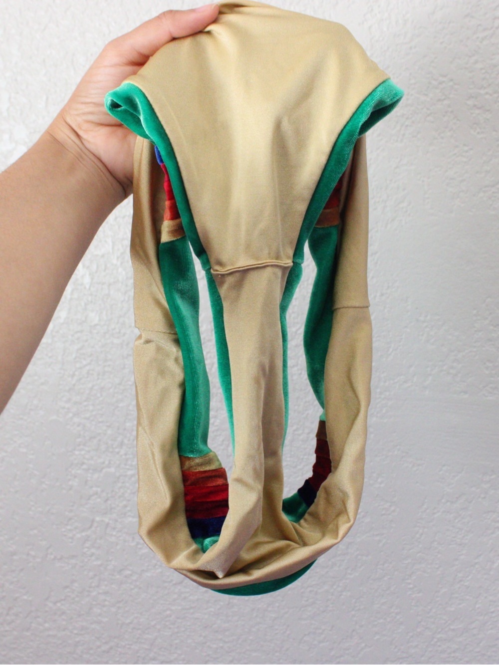 Aviator Nation Green with Rainbow Stripe Bikini - Picture 8 of 11